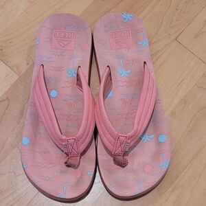 Reef Kids Ahi Flip Flops Size 2 Pink Pribbt